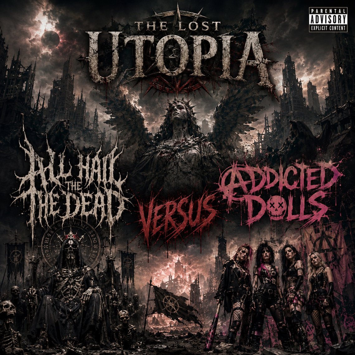 The Lost Utopia: All Hail The Dead Versus Addicted Dolls artwork
