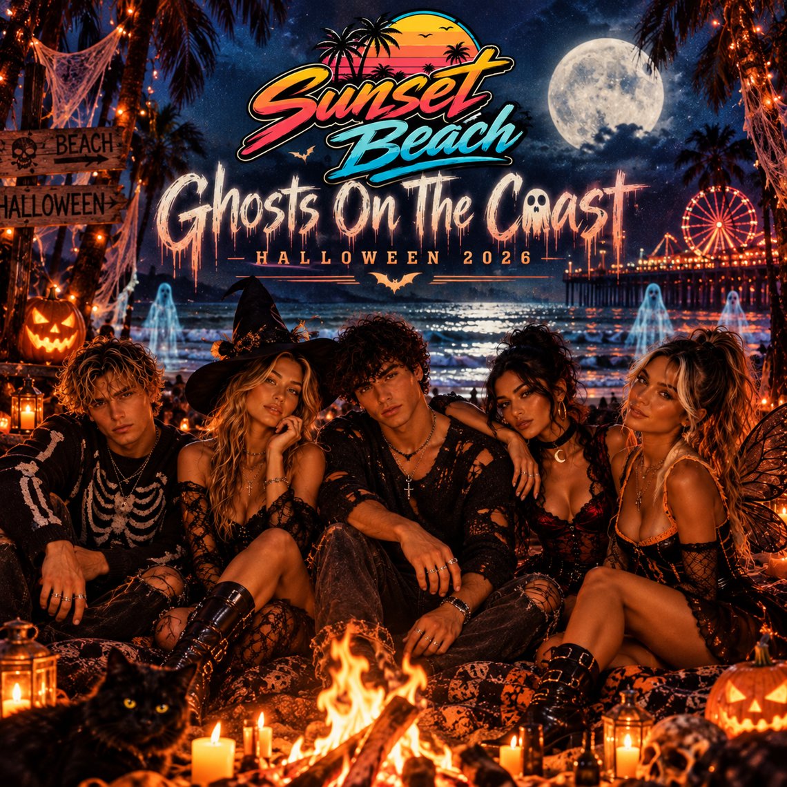 Ghosts On The Coast: Halloween 2026 artwork