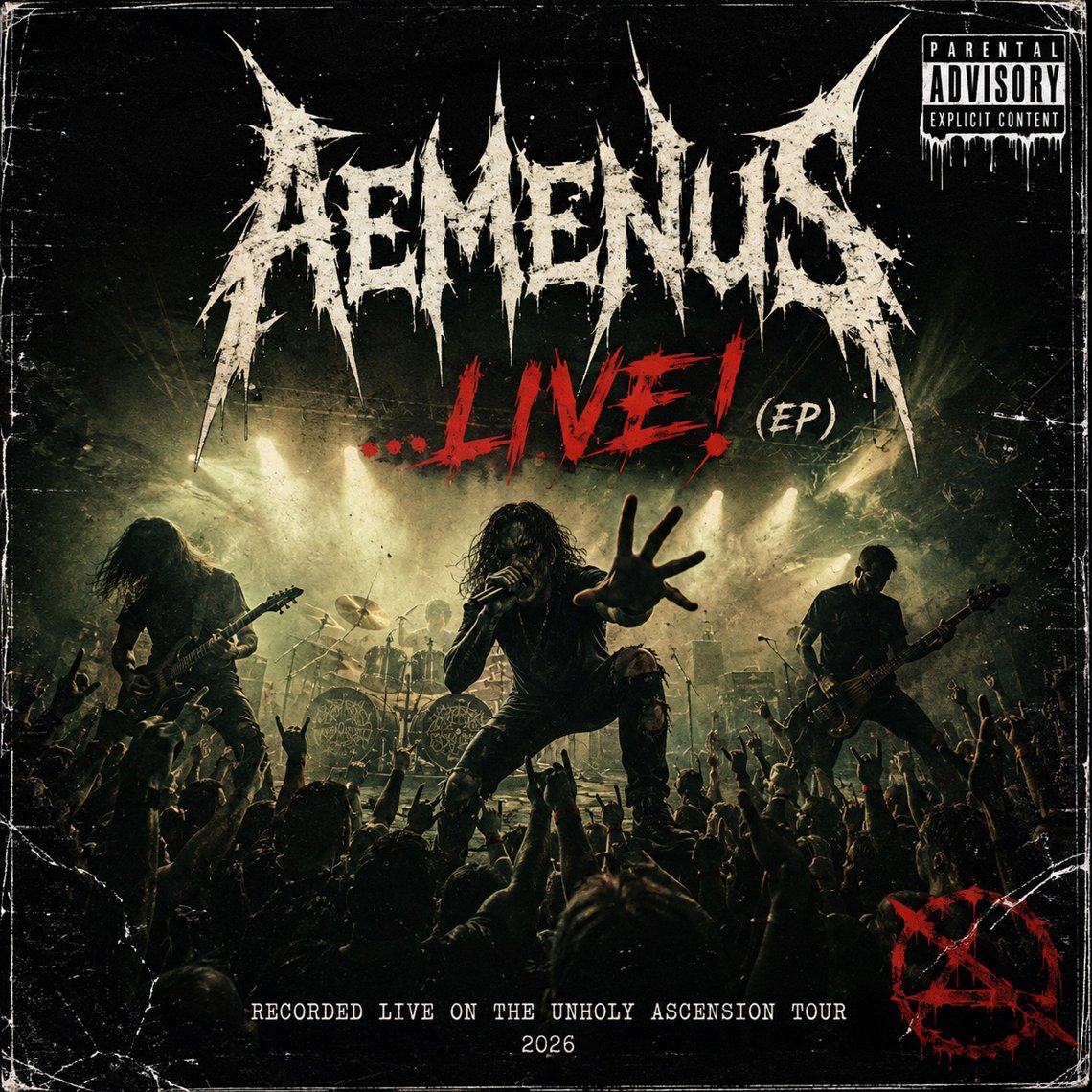 Aemenus... Live! (EP) artwork