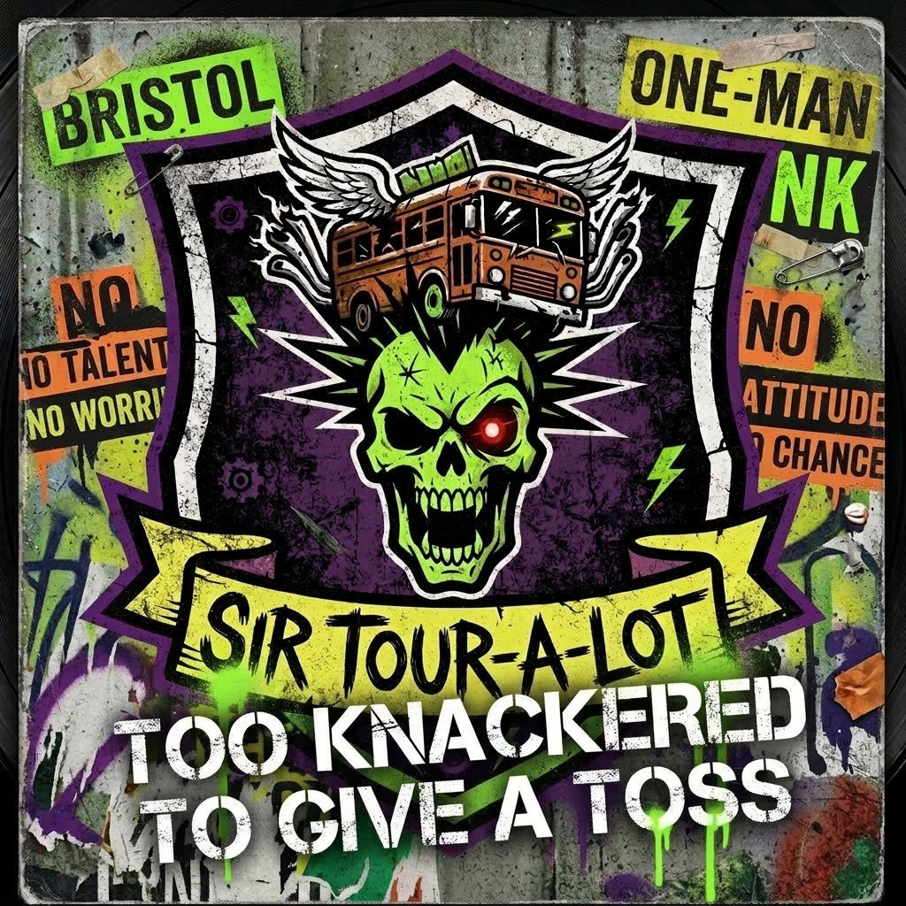 Too Knackered To Give A Toss artwork