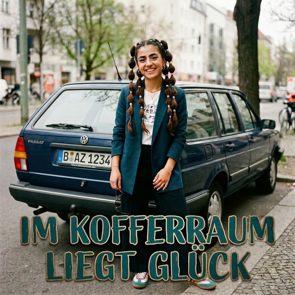 Im Kofferraum liegt Glück artwork