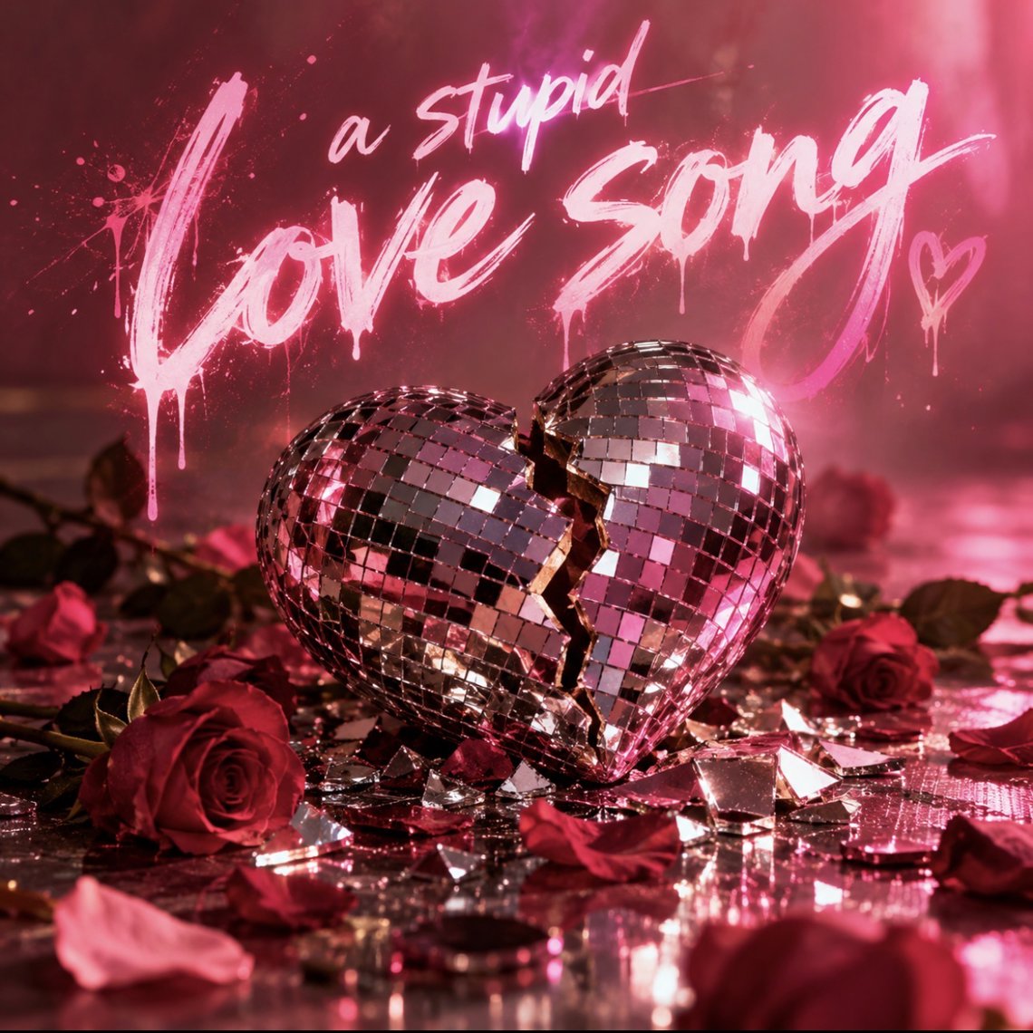 A stupid love song artwork
