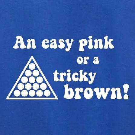 Forget the easy pink. I am potting the tricky brown. artwork