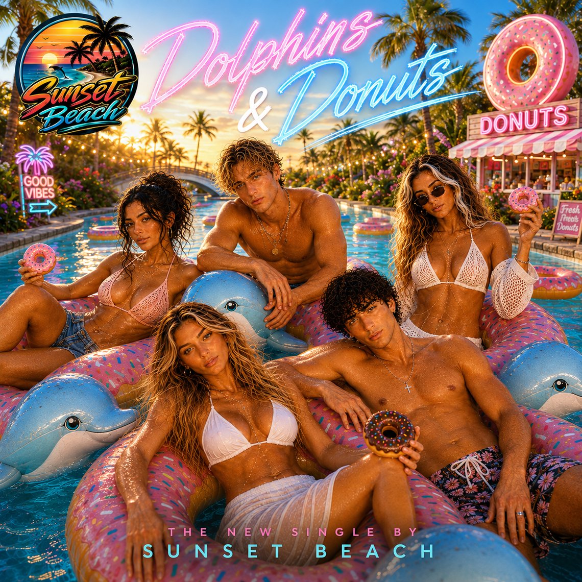 Dolphins & Donuts artwork
