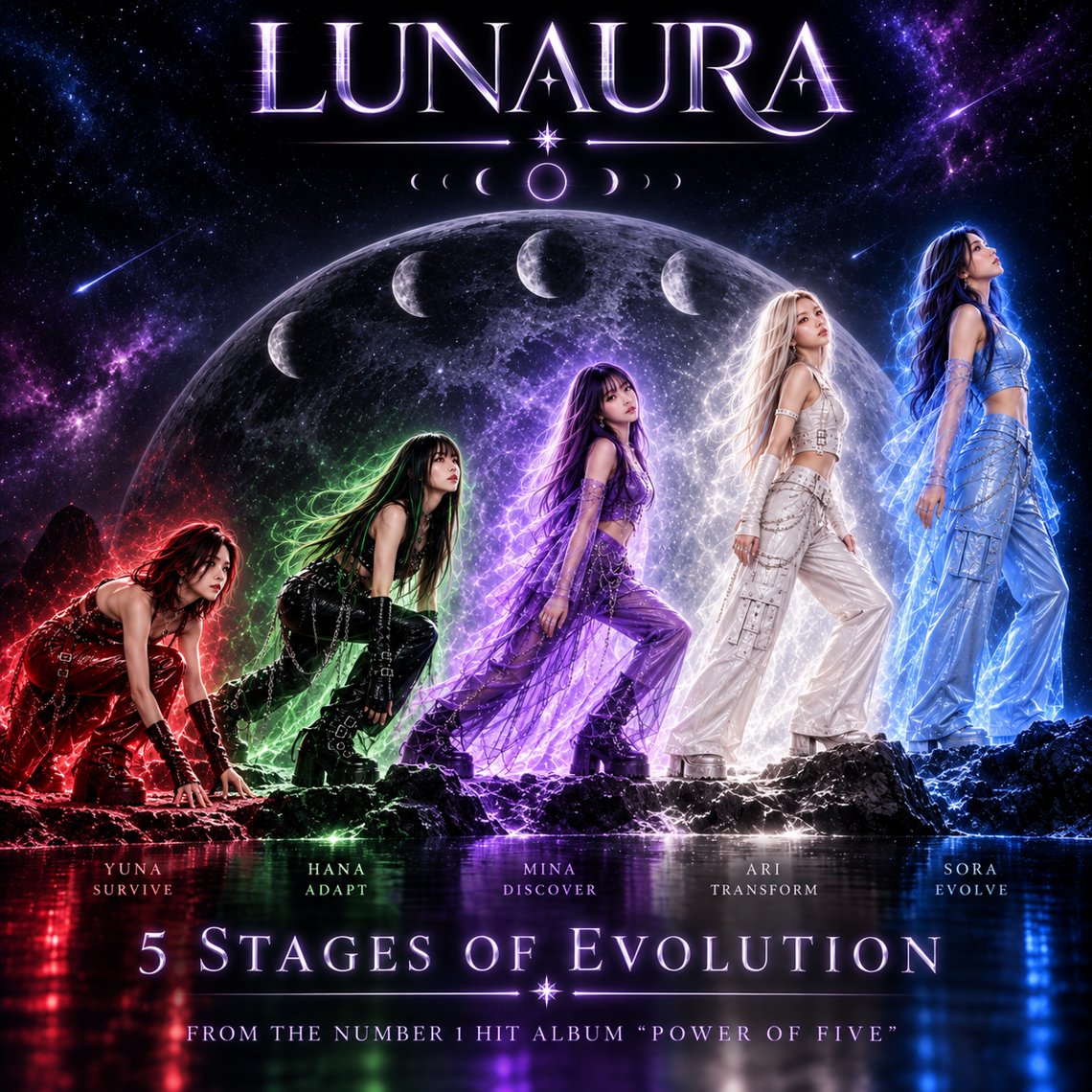 5 Stages Of Evolution artwork