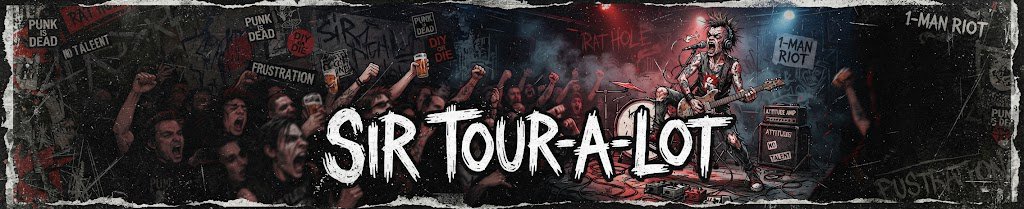 Sir Tour-A-lot banner